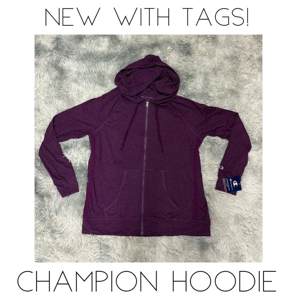 Champion Purple Hoodie